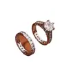 Nuevo Producto 2025 Huaya Popular Transfronterizo Europeo y Americano Anillo de Zirconia Blanca Exquisito Anillo Festivo para Mujer Venta Directa
