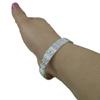 Pulseira Estilo Xinjiang, Pulseira Banhada a Prata, Pulseira Aberta, Pulseira Estilo Étnico Retro
