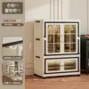Armário de Armazenamento Multifuncional, Armário de Armazenamento para Sala de Estar, Armário Dobrável, Armário de Armazenamento e Organização de Roupas, Caixa de Armazenamento, Armário com Porta Dupla