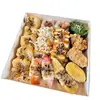 Cajas de Embalaje Desechables para Ensalada de Frutas, Cajas para Llevar Ensaladas, Cajas de Sushi, Cajas para Sashimi de Salmón