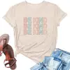 Camiseta gráfica para mujer de Aliexpress Transfronteriza Sé Amable Manga Corta Loo