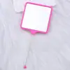 Nuevo Espejo de Maquillaje Cuadrado Portátil DIY Espejo con Abalorios de una Cara Espejo Portátil para la Apariencia de las Niñas