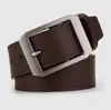 Cinto de Couro com Fivela de Pino Masculino Bai Yatu, Cinto de Negócios Resistente ao Desgaste, Cinto para Jeans, Cinto Versátil para Calças Casuais, Atacado Masculino