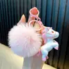 Llavero Mascota Año del Caballo 2026 Colgante de Bolsa de Buena Suerte y Atracción de Dinero para Año Nuevo Llavero de Coche para Pareja Pequeño Regalo