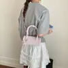 Bolsa de mano casual simple de nuevo estilo para la primavera de 2026, bolsa tote pequeña, bolsa tipo almohada de lunares para mujer, bolsa de hombro único, bandolera