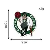 Logotipo de Equipo de Baloncesto Bordado Pegatinas de Tela para Ropa, Zapatos y Sombreros Insignia Bordada Parche Pegatinas Logotipo de Equipo Insignia Logotipo Pegatinas Bordadas