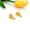 Pendientes Elegantes de Lujo Ligero de Gama Alta para Mujer, Estilo Nuevo Inspirado en China, Estilo Ins, Florales Retro, Modernos