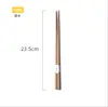 Juego familiar estilo japonés madera de loto nanmu vajilla extendida para adultos hogar palillos de madera palillos públicos regalo anti-moho cuchara de madera duradera
