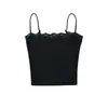 Camisola de Encaje Cómoda para Niña Camisola Básica de Mujer Todo Fósforo Ajustada Top Interior de Camisola