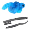 Set Limpiador de Cadena de Bicicleta Caja de Cadena Accesorios para Bicicleta de Montaña Herramientas de Mantenimiento Limpieza Cepillo Grande