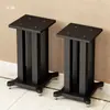 Soporte para altavoz estante de máquina de hierro base de audio soporte para altavoz estantería soporte de colocación en suelo surround almohadilla para pie soporte