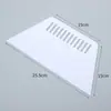 Raspador de plástico espessado e ampliado para aplicar papel de parede, revestimento de parede e película; uma ferramenta para massa corrida e construção; raspador branco