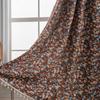 Cortina Imanki Rhyme Acabada Rosa Jacquard Vintage Francés Borla Blanca Decorativa Sombreado Medio Cortina para Ventana Mirador