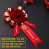 Ramillete de boda, un conjunto de suministros de alta calidad para el padrino de boda, para la novia y el novio, un conjunto completo creativo de alfileres, simulación de flores para dama de honor.