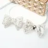 Flor de Sapato Laço Fivela de Sapato Acessório Feminino Strass Diamante Laço Decorativo Removível Versátil Clipe para Salto Alto