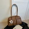 Bolsa de Ombro Retro Grande Capacidade Transfronteiriça para Mulheres, Novo Modelo 2026, Pasta Simples, Bolsa Tote Versátil de Ombro, Tendência
