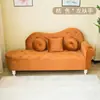 Sofá de tela para apartamentos pequeños, sala de estar moderna simple, vivienda de alquiler, tienda de ropa, chaise longue, sofá pequeño de dos plazas para dormitorio