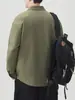 NASA SOBRE Chaqueta Camisa de Trabajo para Hombre Nueva Primavera Otoño Informal de Moda Camisa Suelta Chaqueta Atractiva