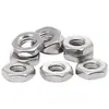 Aço inoxidável 304 porca fina hexagonal DIN439-2 porca fina hexagonal porca hexagonal porca de cabeça fina M4M5M6