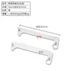 Colgador de Ropa Columna Aa Metal Armario Blanco Tubo Redondo Estante de Doble Propósito Colgador Lateral Engrosado DIY Blanco Negro