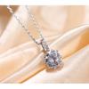Sun Yun, estilo coreano, exquisito colgante redondo de piedra con incrustaciones, elegante collar de regalo para mujer que combina con todo, joyería