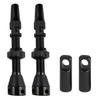 Juego de 2 Válvulas de Vacío para Bicicleta con Herramienta Extractora de Núcleo de Válvula Fluido Reparador Anti-Pinchazos Válvula de Neumático CNC Antirretorno