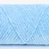 Hilo de chenilla brillante de tres cabos para tejer a crochet zapatos, hilo de lana grueso para tejer suéteres, bufandas y sombreros