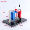 Demonstrador de Acionamento Eletromagnético Princípio do Campo Magnético Rotativo Física do Ensino Fundamental e Médio Eletromagnetismo Equipamento Experimental Instrumento de Ensino