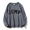 Sudadera de Felpa Nueva de Invierno 2025 para Hombre, Estilo Americano Estampado Trendy Ins Chaqueta Holgada, Top de Cuello Redondo Estilo Pareja