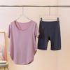 Terno de ioga Verão Feminino Ginásio Solto Emagrecimento Cobertura de Carne Esportes Corrida Pilates Top Ciclismo Roupas de Fitness