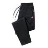 Roupa de Trabalho Masculina Calça Esportiva com Forro de Fleece Espesso Quente de Inverno Lã de Cordeiro Solta Tamanho Grande Reta Casual