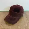 Gorra de Béisbol de Color Sólido de Gamuza Estilo Japonés de Alta Calidad para Otoño e Invierno, Versátil de Moda Unisex, Gorra Vintage Desgastada de Copa Redonda