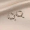 Pendientes de Perla de Nuevo Estilo, Lujo Ligero y Sensación de Alta Gama, Pendientes para Vacaciones al por Mayor, Clips para Orejas Sencillos, Pendientes de Aro, Joyería para Orejas Circulares, Pendientes