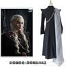 Juego de Tronos cos Madre de Dragones Temporada 7 Daenerys Targaryen cosplay Traje Una Canción de Hielo y Fuego