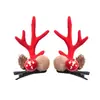 Pasador de Navidad Nuevo Pasador de Astas de Celebridad Cibernética Diadema Súper Linda Accesorios para el Cabello Regalo Navideño Adorno para la Cabeza de Navidad
