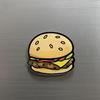 Pegatina para refrigerador, bonita caricatura, suave, magnética, para mensajes, para comida, hamburguesa, papas fritas, huevo escalfado, pizarra magnética.