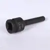 Hexágono soquete 1/2 pistola de ar comprimido de uma peça cabeça de lote pneumática hexagonal chave de fenda manga ameixa manga hexagonal pistola de ar terno lote
