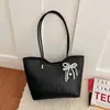 Bolso de Mano Tejido Tridimensional Transfronterizo para Mujer, Gran Capacidad, Hombro Único, Nuevo 2026, Versátil, Casual, para el Trabajo