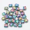 Accesorios para joyería DIY cuentas de vidrio 10*12MM forma de animal conejo colgante pulsera collar aretes accesorios para joyería