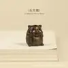Venta al por mayor de Tallas en Madera de Árbol de Agar de los Doce Animales del Zodíaco, Colgantes Lindos, Llaveros y Doce Cadenas para Teléfono del Zodíaco