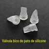 Miniatura anti-refluxo de silicone líquido Duckbill válvula plana transparente mini válvula unidirecional válvula de retenção produtos de silicone