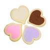 Amor Galleta Sándwich de Chocolate Decoración de Pastel Adornos Snacks Infantiles Postre en Forma de Corazón Adornos de Decoración para Hornear
