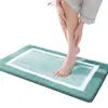 Alfombra de Piso de Color Sólido de Cachemira Imitación de Alta Venta, Felpudo Absorbente de Agua y Secado Rápido para Inodoro y Baño, Alfombra Antideslizante para Baño del Hogar