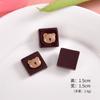 Brinquedos de Comida Simulada, Pequenos Acessórios de Resina de Chocolate, Acessórios para Laços de Cabelo DIY, Materiais para Capa de Celular, Acessórios de Cola de Creme, Acessórios de Cabelo