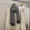 2025 Nuevo Estilo Lana Color Café Moda Bufanda Tejida Otoño e Invierno A Prueba de Frío Cálida Moda Versátil Sensación de Gama Alta