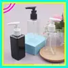 Botella Cuadrada Marrón con Bomba de Loción de 150ml Botella con Bomba de Presión para Champú 150ML Botella Cuadrada con Bomba de Clip Botella con Bomba de Presión para Desmaquillante