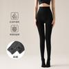 Leggings Cinza de Algodão Canelado Ainie Outono e Inverno, Espessos e Quentes, Podem Ser Usados como Roupa Externa, Emagrecimento e Modelagem Corporal, Meia-calça com Pé