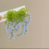 Brincos de Franja com Flores Bordadas em Contraste de Cores Super Fada Frescos Estilo Mori Estilo Pastoral Estilo Menina Nova Moda