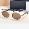 Spr65Z Lujo Accesible Transfronterizo Estilo Metálico Retro Redondo P Gafas de Sol para Vacaciones en Casa para Hombres y Mujeres, Moda Europea y Americana Tendencia Protección Solar
