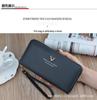 Cartera de mano larga Volkswagen para mujer, multiusos, tarjetero, muñequera, superficie suave, moda, elegante, de compras, monedero de mano conveniente